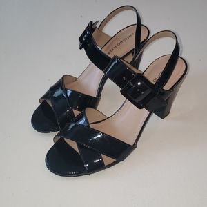 Antonio Melani black glossy high heels size 8